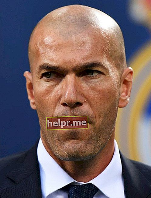 Zinedine Zidane arată în timpul meciului final al Ligii Campionilor UEFA dintre Real Madrid și Atletico Madrid din 28 mai 2016 la Milano