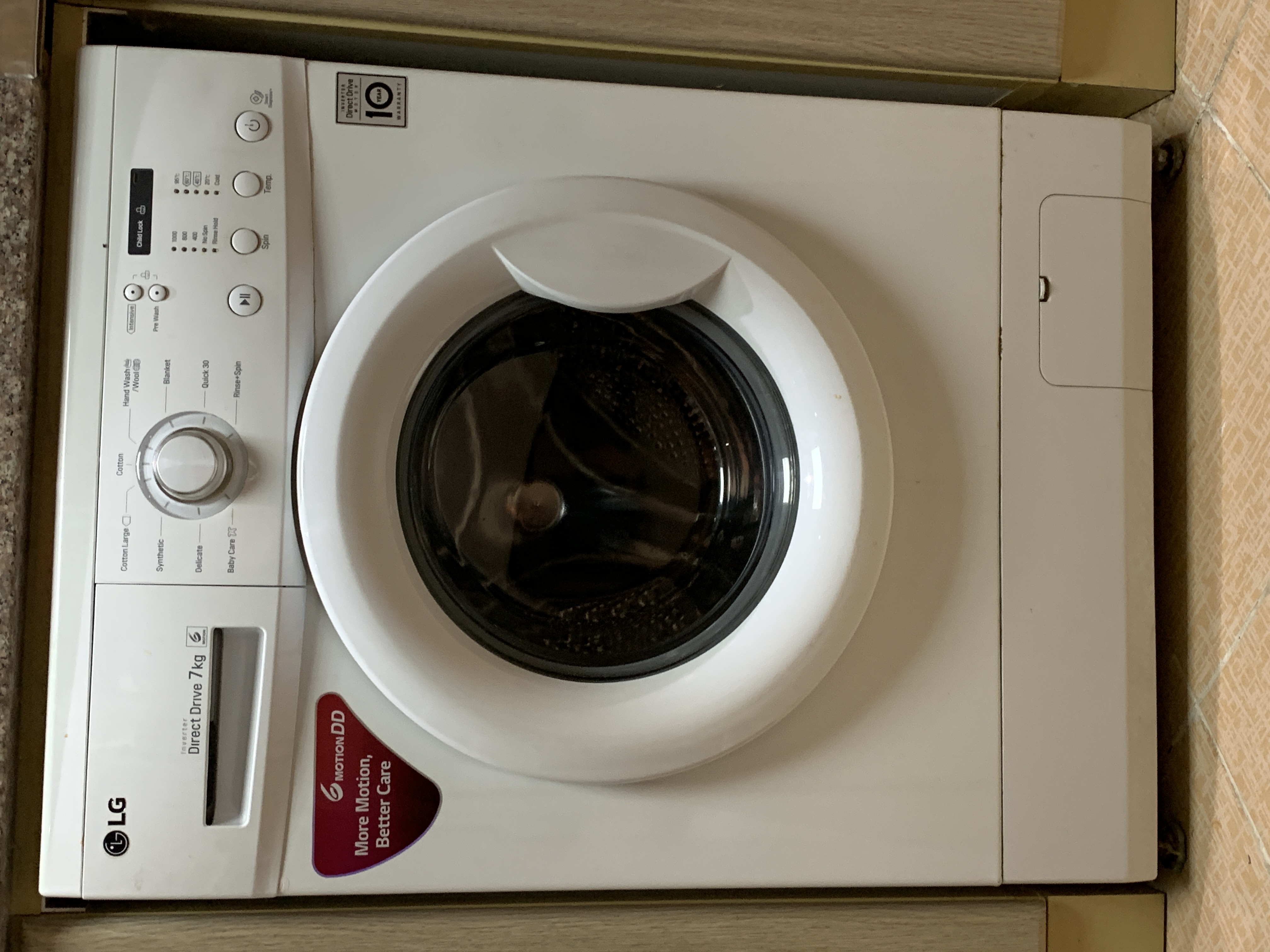 Як скинути налаштування пральної машини LG Inverter Direct Drive?