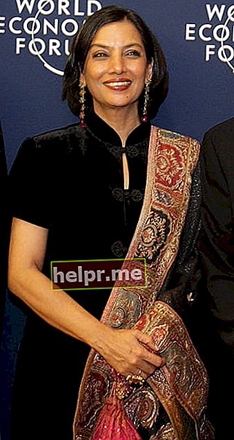 Shabana Azmi no Fórum Econômico Mundial de 2006 em Davos
