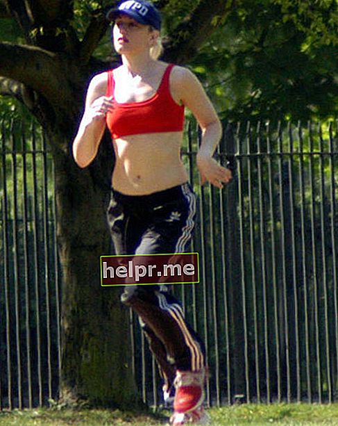 Gwen Stefani treino de corrida