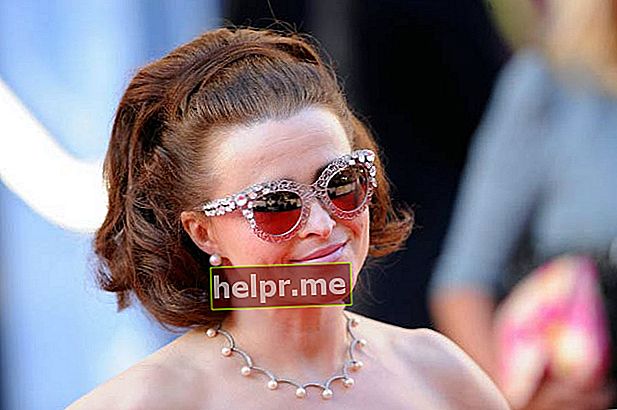 Helena Bonham Carter als Arqiva British Academy Television Awards el maig de 2014