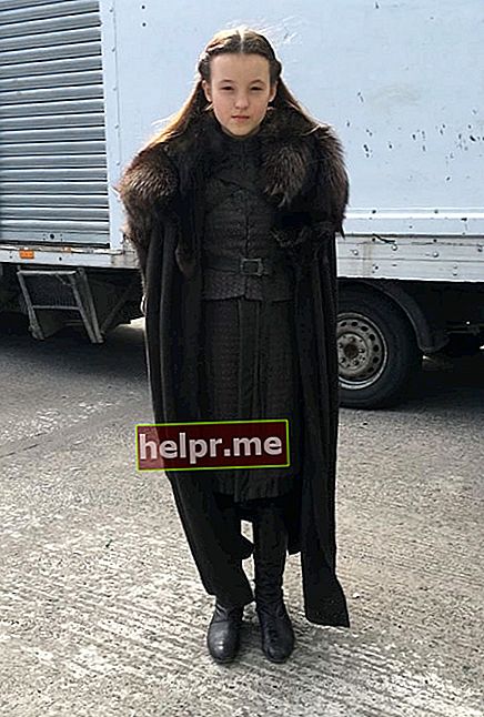 Bella Ramsey văzută în timp ce filmează pentru „Game of Thrones”