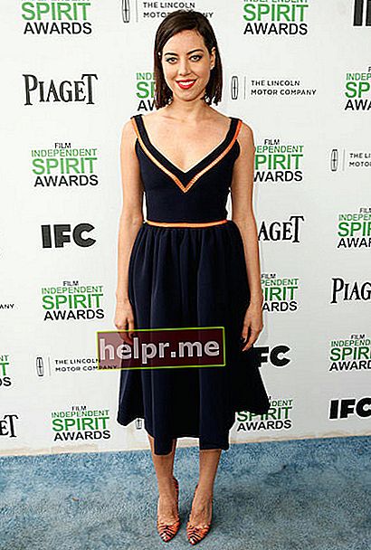 Aubrey Plaza tại Lễ trao giải Spirit Awards 2014
