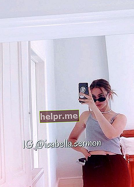 Isabella Sermon kako se vidi na selfiju snimljenom u srpnju 2020
