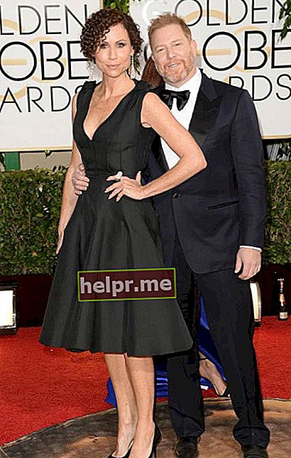 Minnie Driver en Ryan Kavanaugh op de Golden Globe After Party in januari 2014