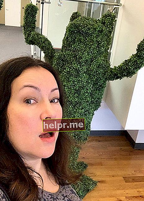 Jennifer Tilly într-un selfie pe Instagram în martie 2019