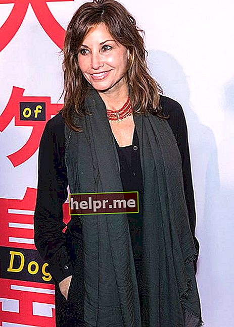 Gina Gershon bij de vertoning van 'Isle of Dogs' in maart 2018