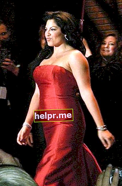 שרה רמירז בתצוגת האופנה לצדק אדום השמלה בשנת 2008