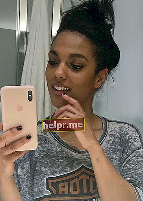 Freema Agyeman i en Instagram-selfie i juni 2019