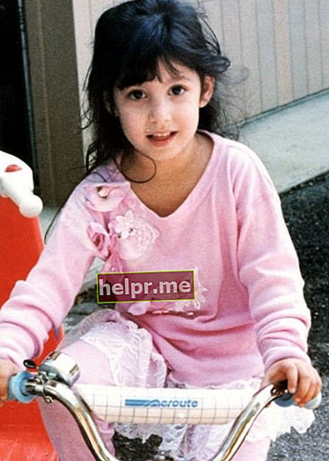 Sadie Sandler som ses på en bild från hennes barndom
