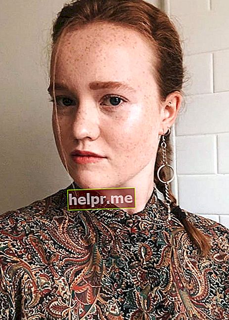 Liv Hewson in een Instagram-bericht zoals te zien in september 2019