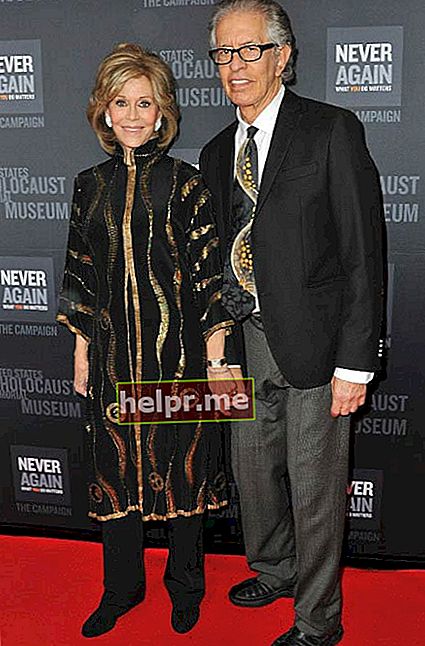 Jane Fonda y Richard Perry en el Museo Conmemorativo del Holocausto de los Estados Unidos presenta La cena de Los Ángeles: lo que haces importa en marzo de 2016