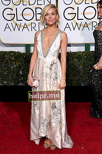 Sienna Miller la Golden Globe Awards 2015