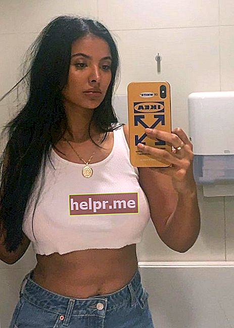 Maya Jama compartiendo su sincera selfie en enero de 2020