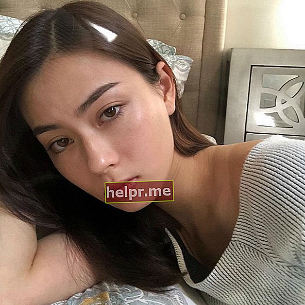 Lauren Tsai como se ve en una selfie de Instagram en octubre de 2018
