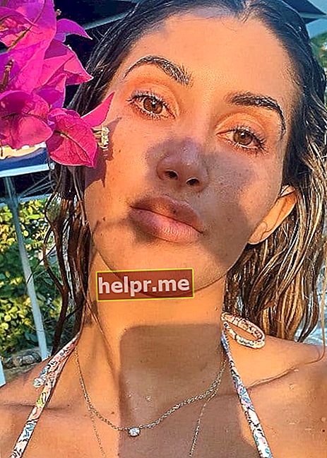 Claudia Sampedro en una selfie de Instagram vista en abril de 2019