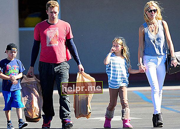 Chris Martin i Gwyneth Paltrow s djecom Appleom i Mosesom.
