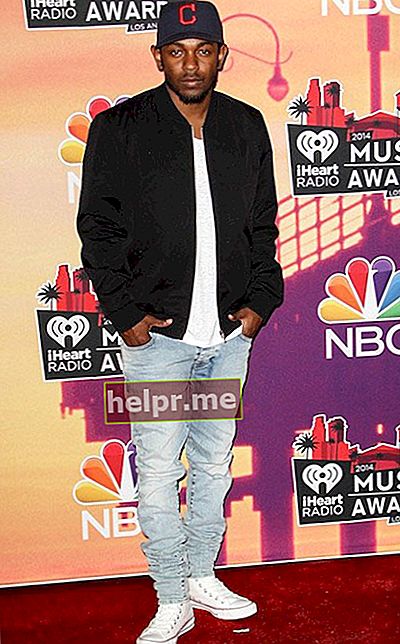 Kendrick Lamar durant els iHeart Radio Music Awards 2014.