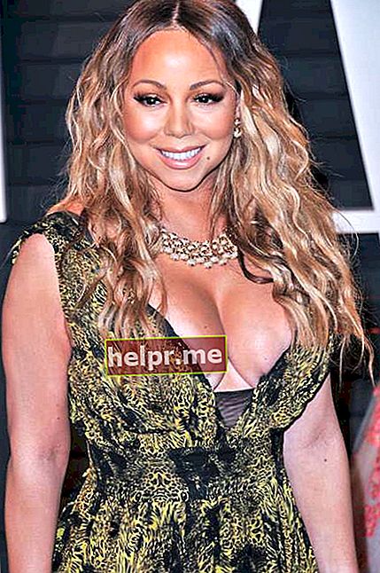 Mariah Carey na festa do Oscar da Vanity Fair 2017