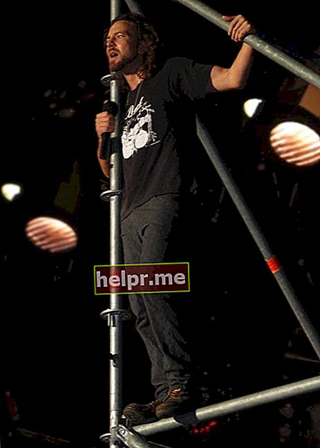 Eddie Vedder așa cum s-a văzut în 2006