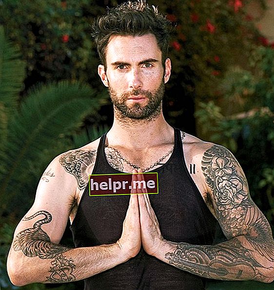 Adam Levine Yoga Pose