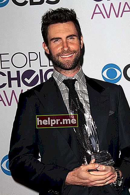 Adam Levine durante el premio People's Choice Award