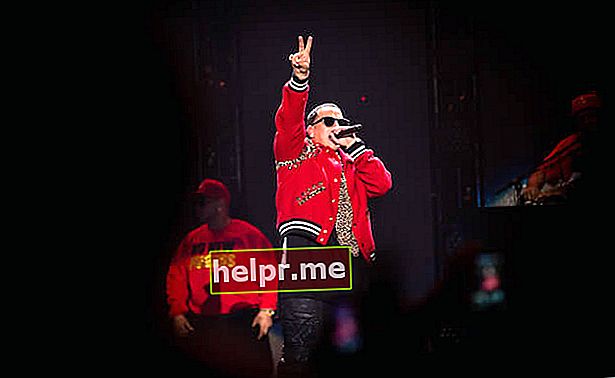 Daddy Yankee actuando en el festival iHeartRadio Fiesta Latina el 22 de noviembre de 2014 en Inglewood, California