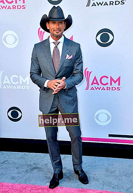Tim McGraw en la 52a edición de los Premios de la Academia de Música Country en abril de 2017