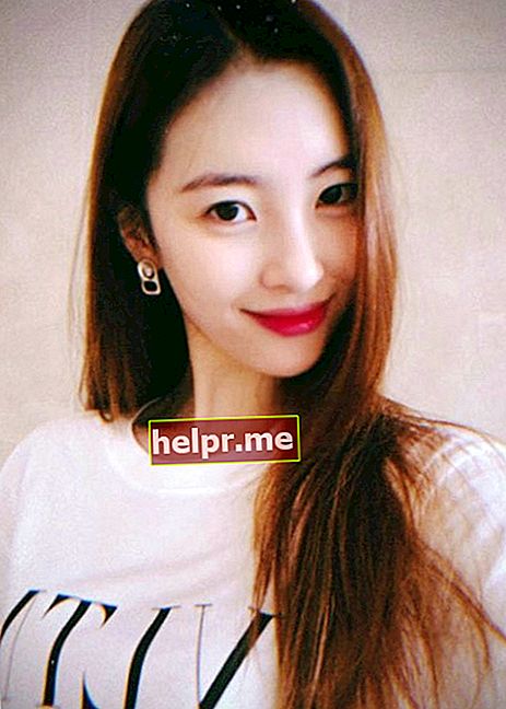 Sunmi in een Instagram-selfie zoals te zien in augustus 2018