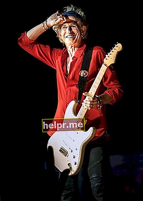 Keith Richards visto en abril de 2018