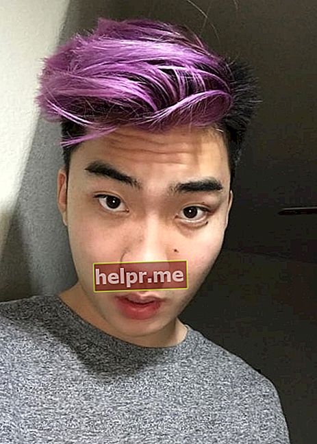 RiceGum într-un selfie pe Instagram, așa cum s-a văzut în octombrie 2016