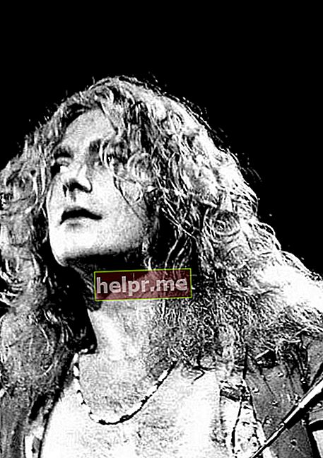 Robert Plant en su juventud