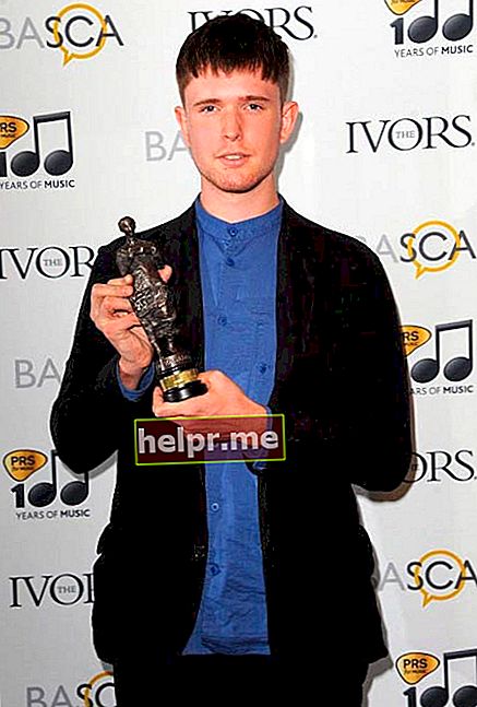 James Blake la Ivor Novello Awards în mai 2014