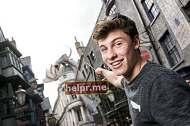 Nesta foto fornecida pelo Universal Orlando Resort, o cantor Shawn Mendes visita O Mundo Mágico de Harry Potter no Beco Diagonal no Universal Orlando em 24 de maio de 2015 em Orlando, Flórida. Ele explorou o Beco Diagonal e até tentou lançar um ou dois feitiços