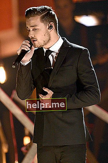 Liam Payne în timpul spectacolului American Music Awards 2013
