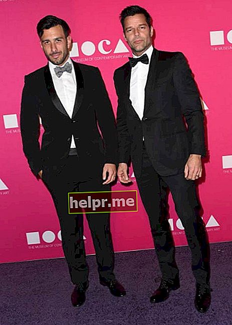 Ricky Martin și Jwan Yosef la gala anuală a Muzeului de Artă Contemporană din aprilie 2017
