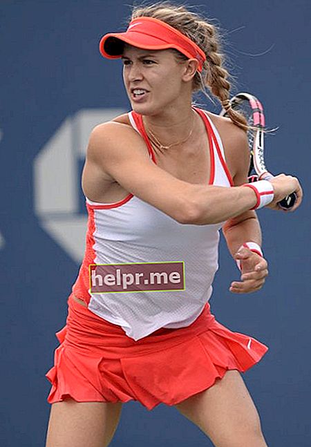 Eugenie Bouchard durant l'Open dels EUA 2015 a la ciutat de Nova York - Dia 5