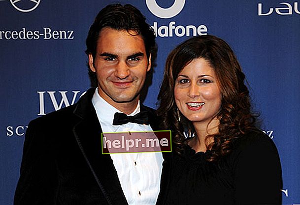 Roger Federer sa suprugom Mirkom.