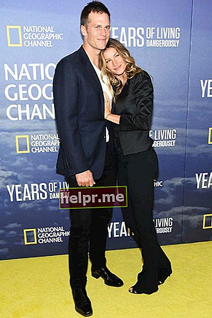 Tom Brady împreună cu soția Gisele Bundchen la premiera seriei National Geographic's Years of Living Dangerously în NYC în septembrie 2016