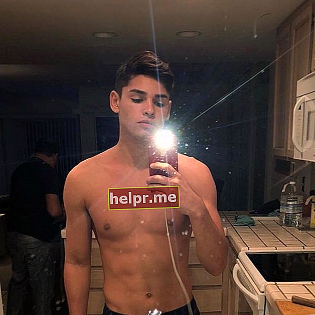 Ryan García compartiendo su selfie en enero de 2019