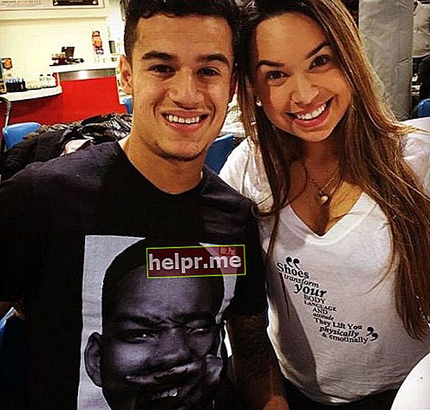 Philippe Coutinho y Aine Coutinho