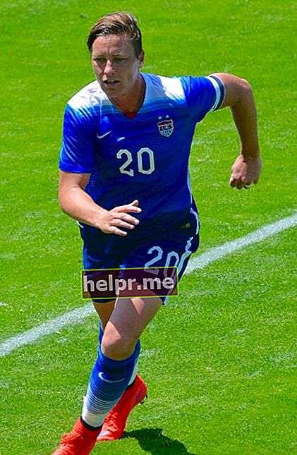 Abby Wambach, žaisdamas už JAV moterų nacionalinę komandą San Chosė, Kalifornijoje, JAV 2015 m. gegužės 10 d.