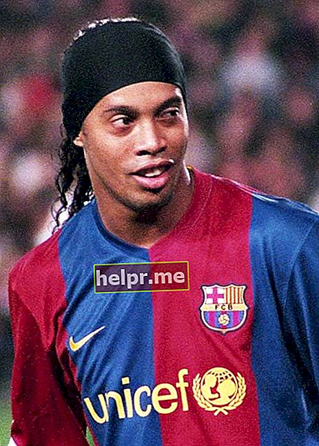 Ronaldinho (jucătorul FC Barcelona) în timpul meciului din 2007