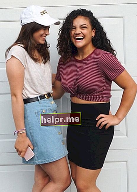 Laurie Hernandez cu prietenul ei în iunie 2018