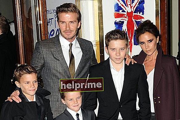 David Beckham Victoria Beckham cu familia
