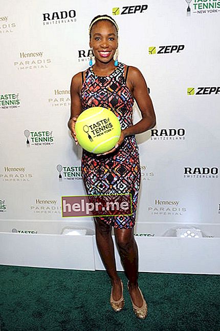 Venus Williams en la Gala Taste of Tennis 2015 en la ciudad de Nueva York