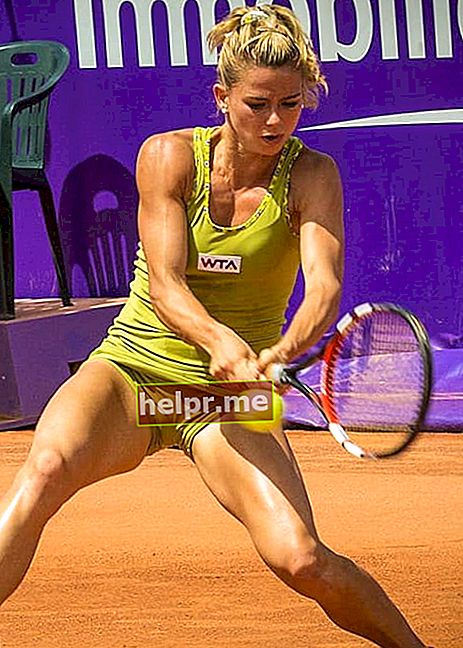 كاميلا جيورجي خلال بطولة في مايو 2014