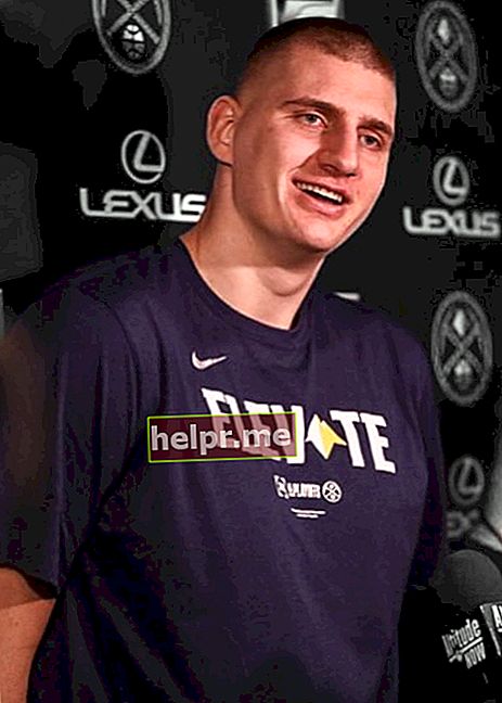 Nikola Jokić como visto em uma postagem no Instagram em julho de 2019