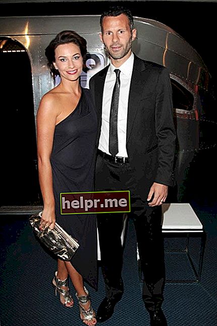 Ryan Giggs en vervreemde vrouw Stacey Cooke tijdens GQ Men of the Year Awards 2010