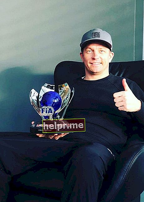 Kimi Räikkönen tal com es va veure en una publicació d'Instagram el desembre del 2018
